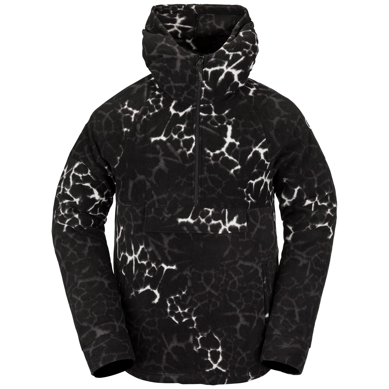 

Толстовка Volcom V-Science 1/2 Zip, цвет Black Giraffe