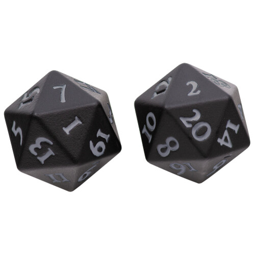 

Игровые кубики Vivid Heavy Metal Dice: Black