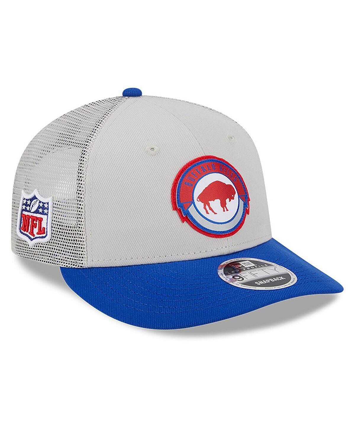 

Мужская кремовая кепка Royal Buffalo Bills 2023 Sideline Historic Low Profile 9FIFTY Snapback New Era