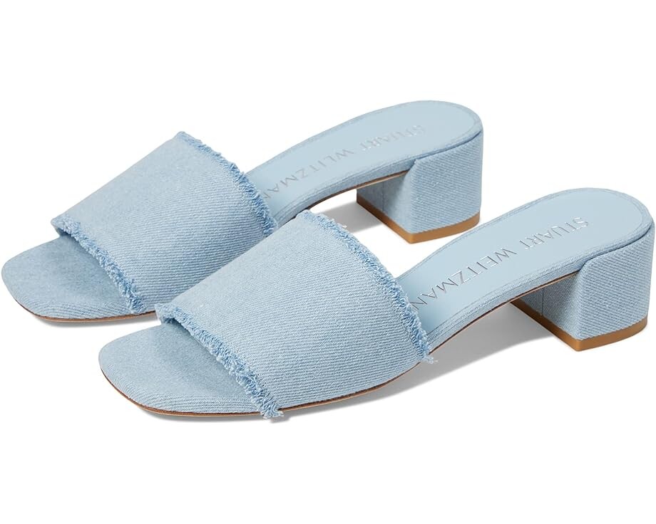 

Туфли Stuart Weitzman Cayman 35 Block Slide, цвет Light