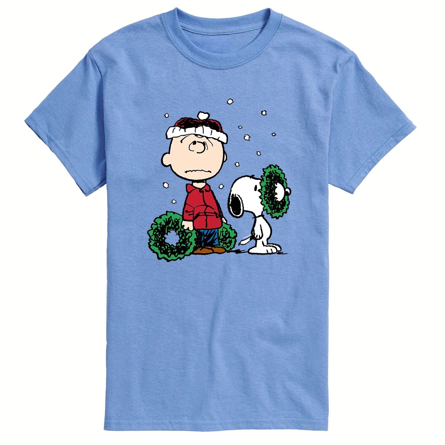 

Мужская футболка с венком Peanuts Charlie Brown Licensed Character