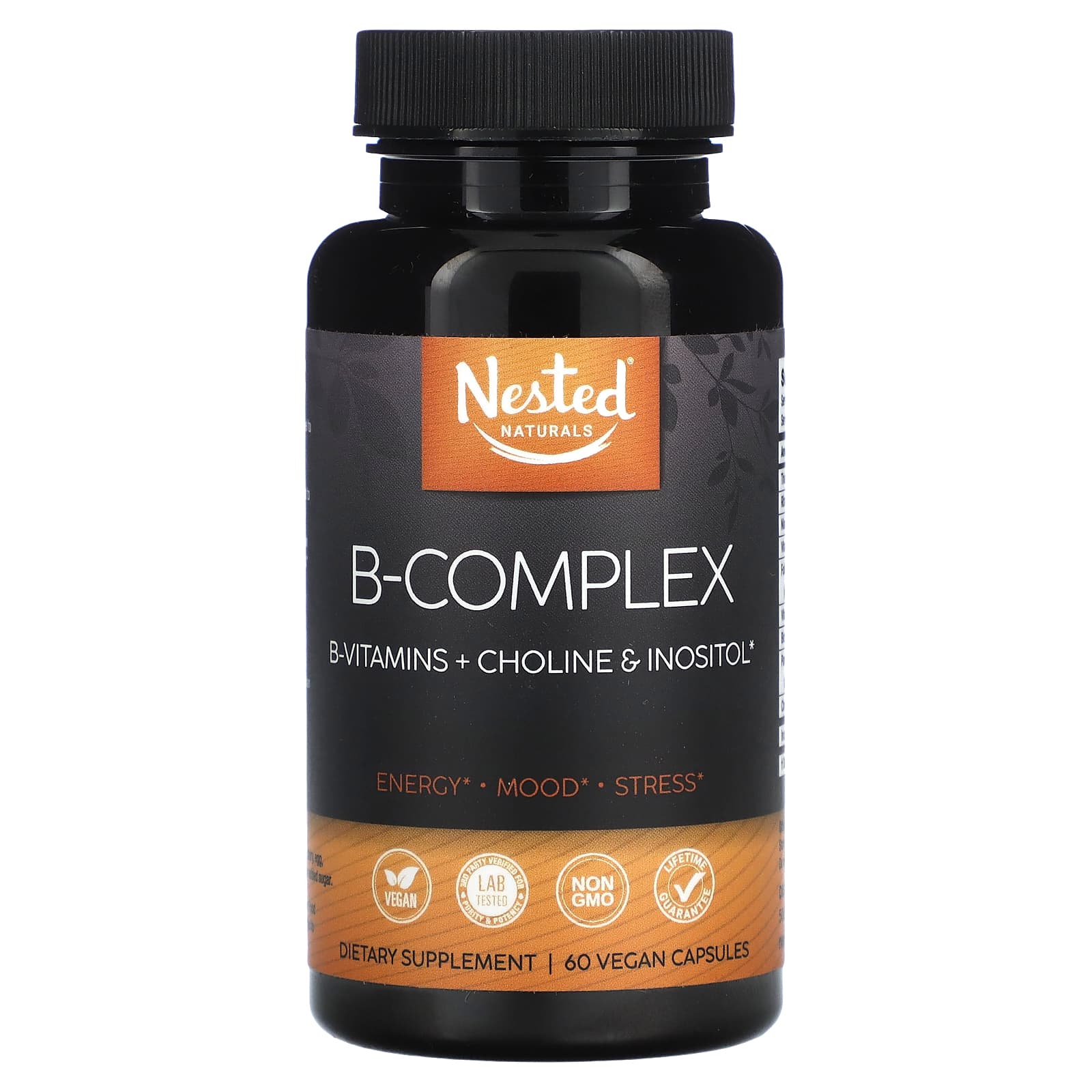 

B-Complex, 60 веганских капсул, Nested Naturals