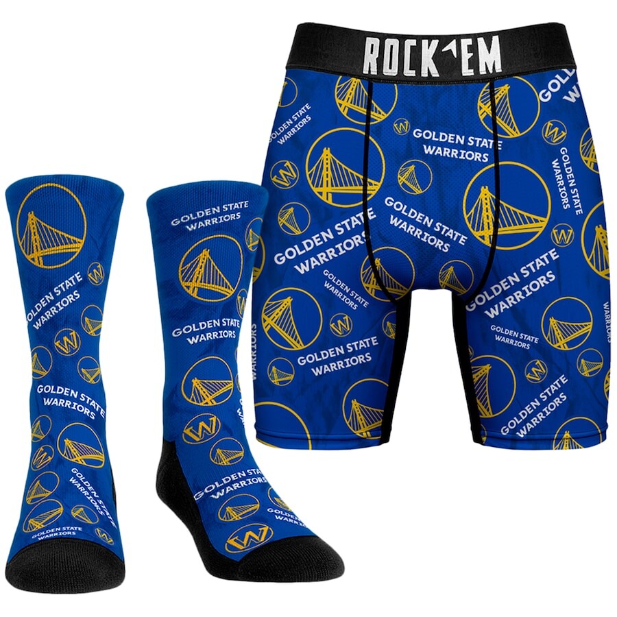 

Боксеры Rock Em Socks Golden State Warriors, роял