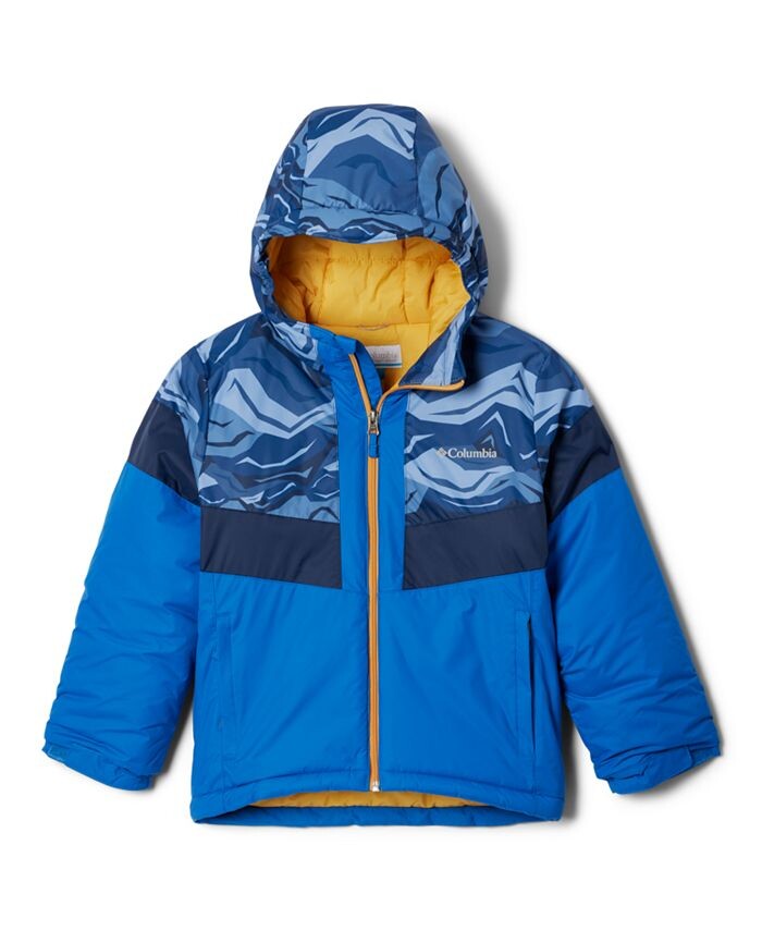 

Куртка Big Boys с капюшоном и молниями Columbia, синий