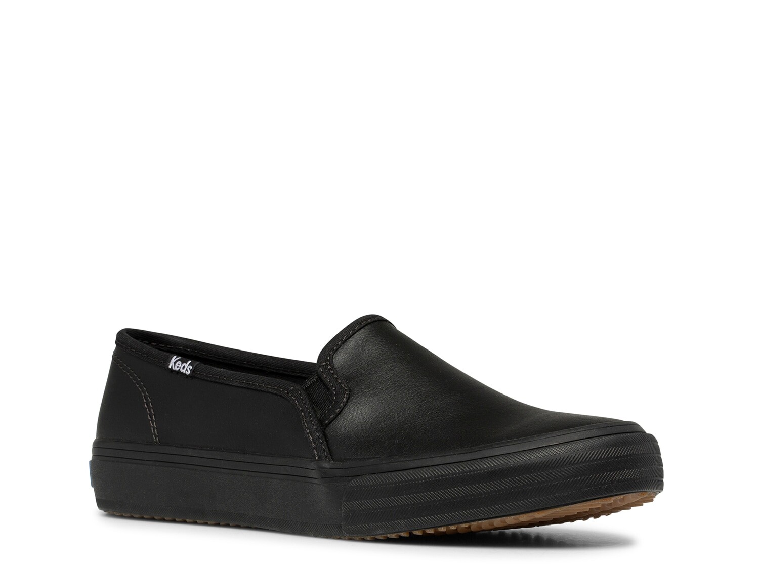

Слипоны Keds Double Decker кожаные, черный