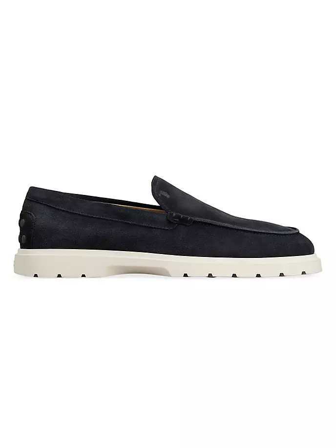 

Замшевые топсайдеры Tod'S, синий