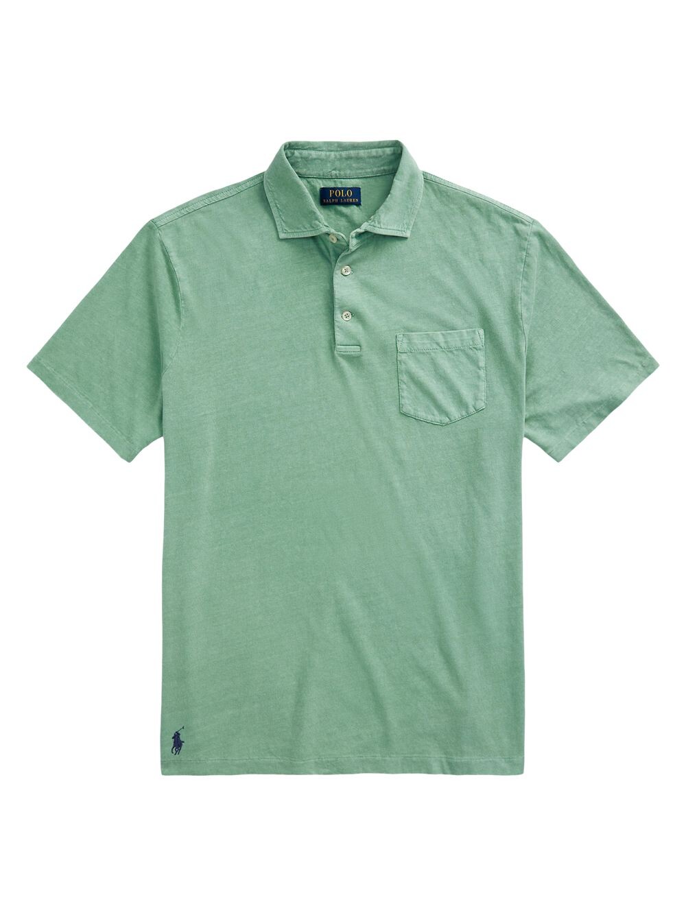 

Рубашка поло из смесового хлопка Polo Ralph Lauren, мятный
