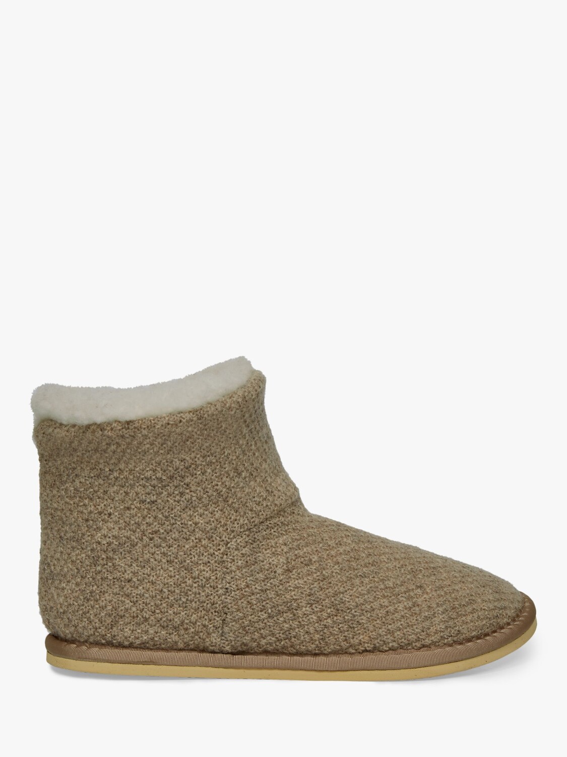 

Вязаные тапочки из овчины Celtic & Co., овсяный