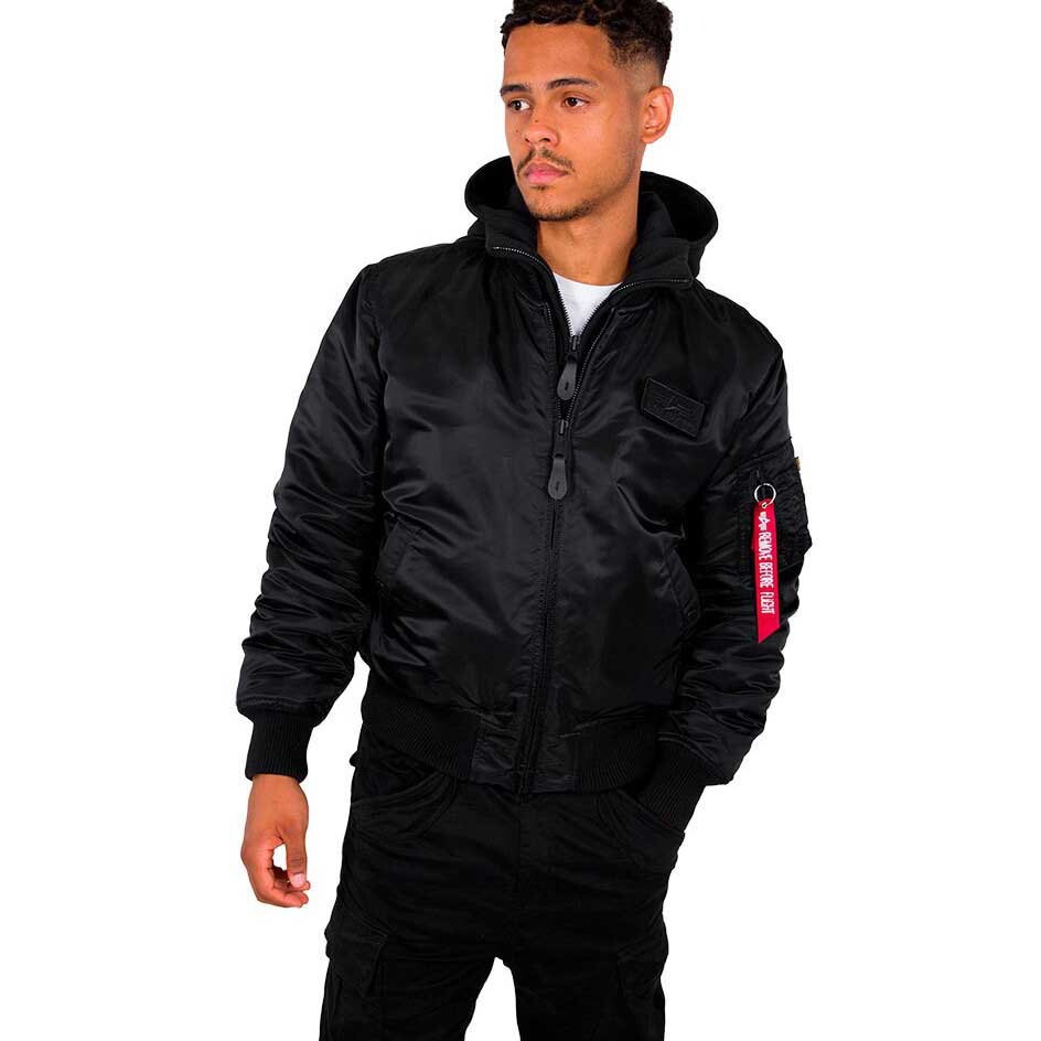 

Куртка Alpha Industries MA-1 ZH Back Print, черный