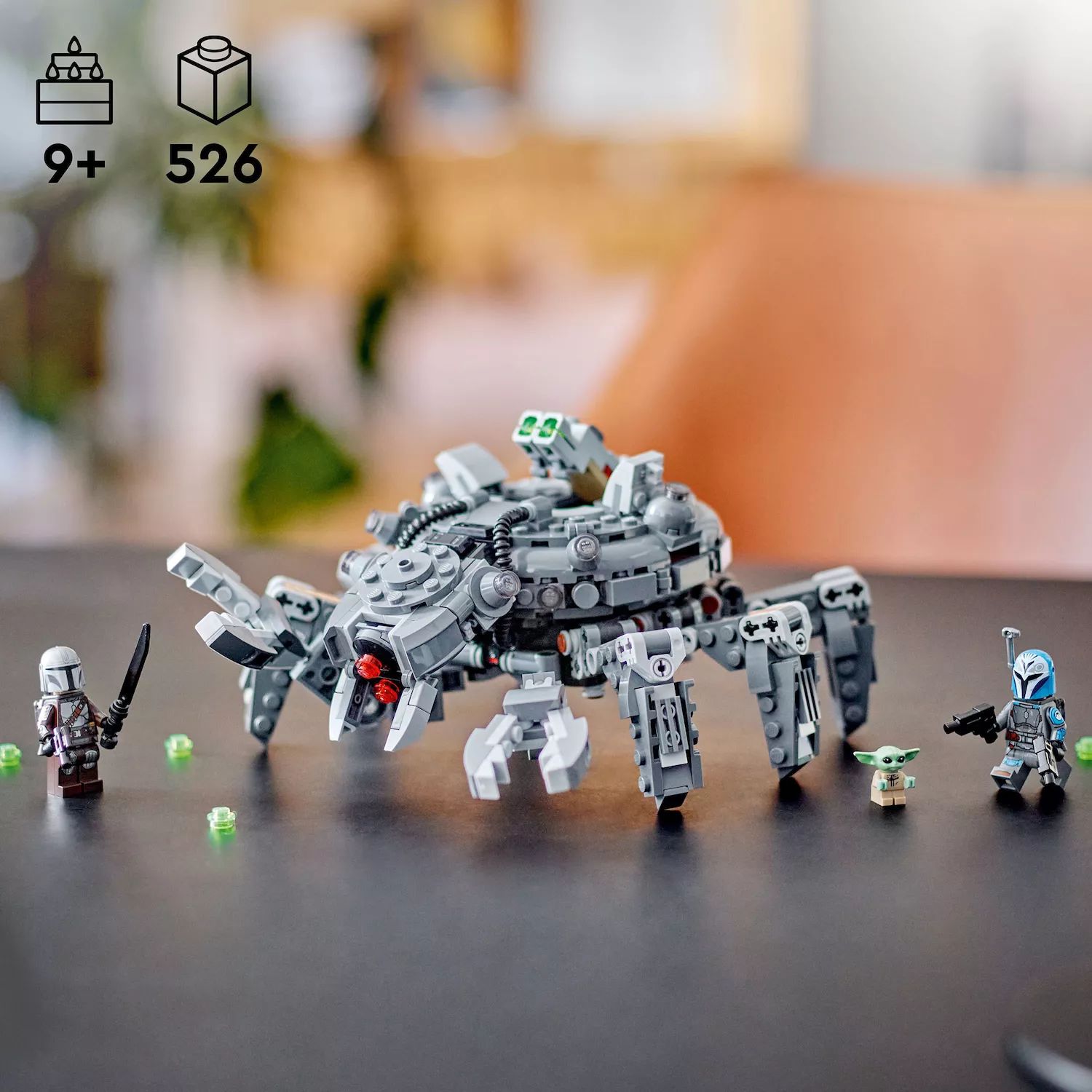 Набор игрушек LEGO Star Wars: The Mandalorian Spider Tank Building 75361  (526 деталей) LEGO