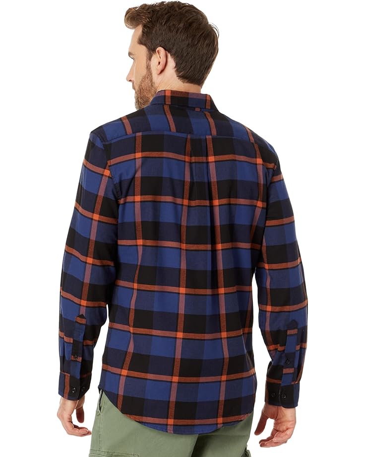 

Рубашка U.S. POLO ASSN. Long Sleeve Yarn-Dye Stretch Peached Plaid Woven Shirt, цвет Brooklyn Blue