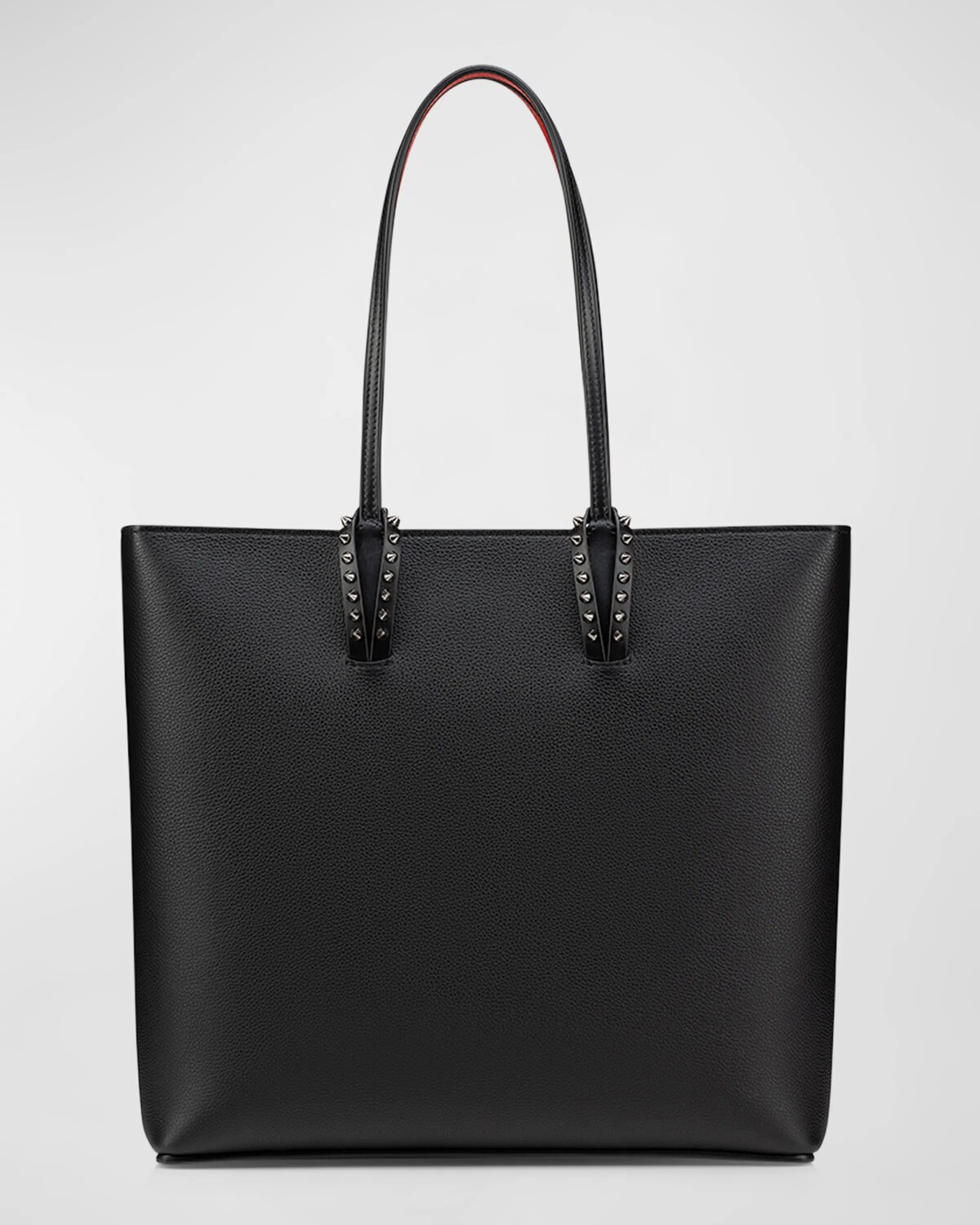 

Кожаная сумка-тоут NS на молнии Cabata Christian Louboutin, цвет Black