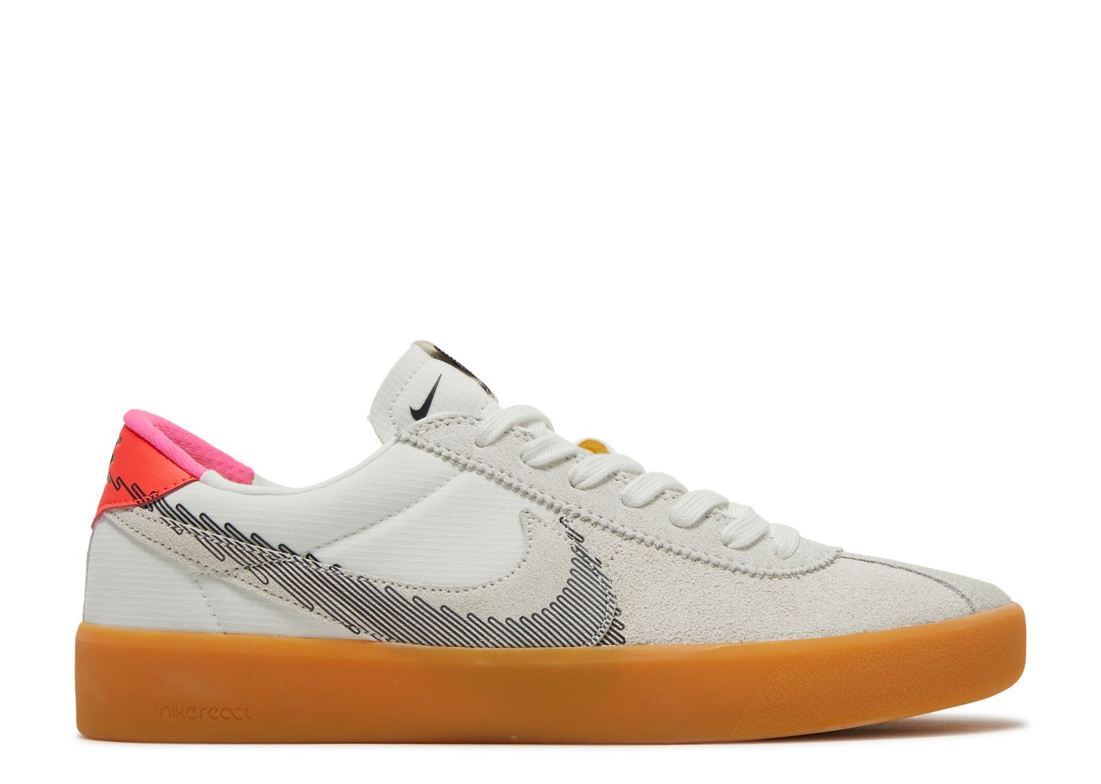 

Кроссовки Nike Bruin React T Sb 'Rawdacious - Summit White', белый