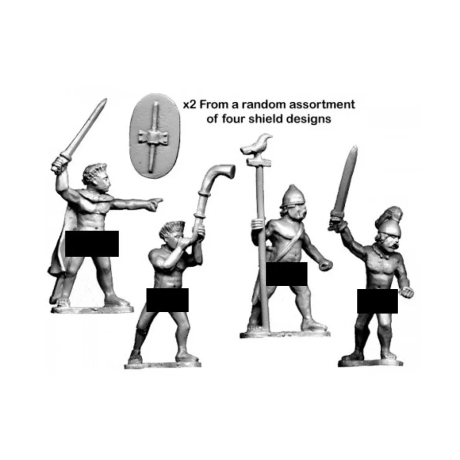 

Древнее кельтское фанатичное командование, Historical Miniatures - Ancient - Celts (28mm) (Crusader Miniatures)