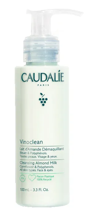 

Caudalie Vinoclean Миндальное молочко 100 мл Нежное средство для снятия макияжа с лица и глаз.