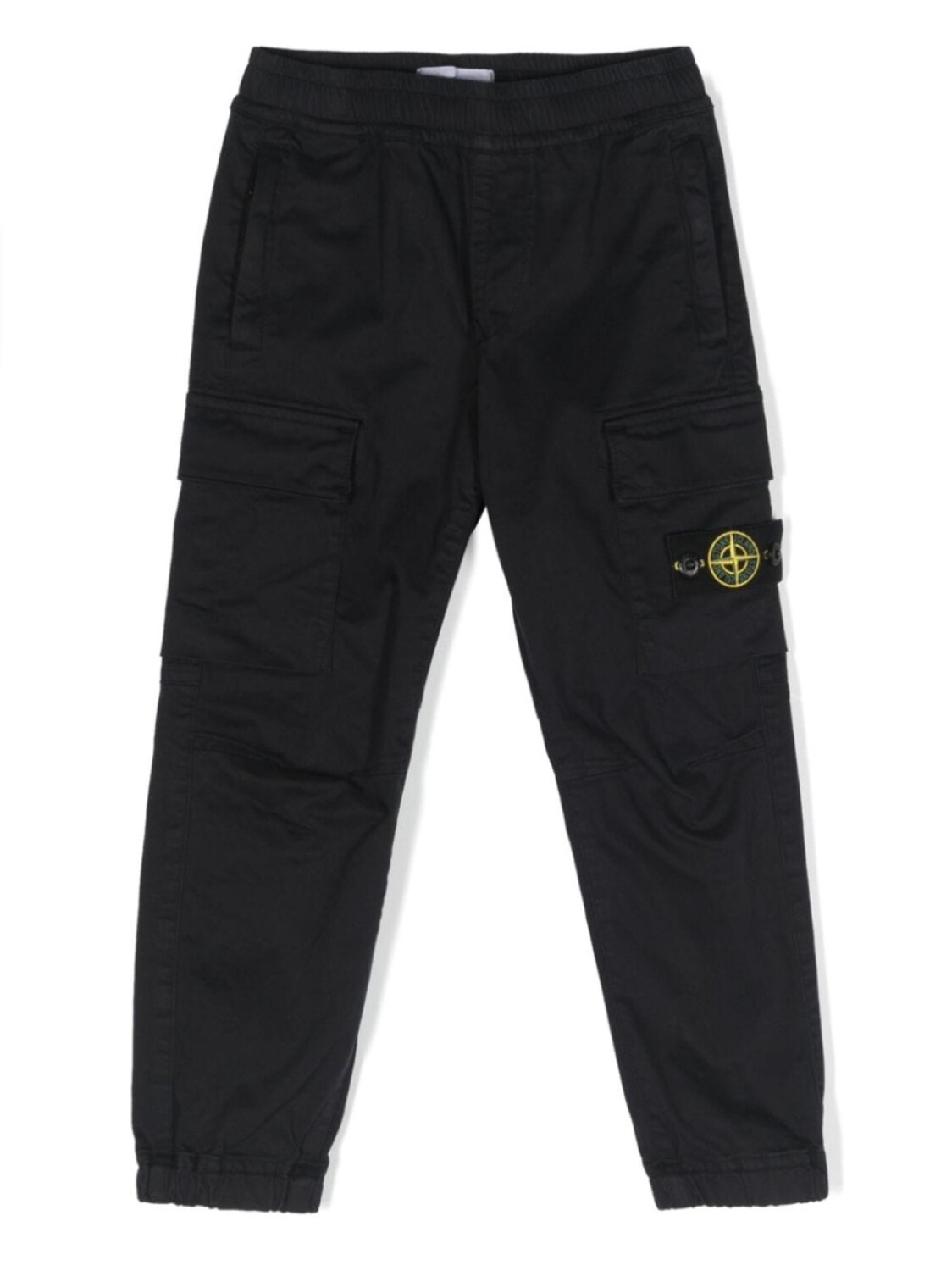 

Stone Island Junior брюки карго с нашивкой-логотипом, синий