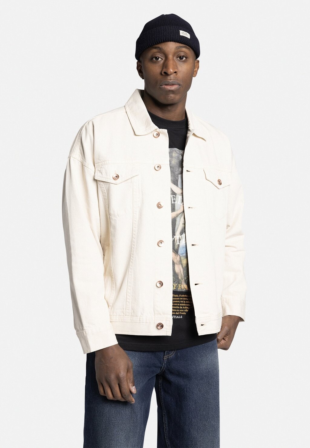 

Джинсовая куртка Rrashton Jacket Unisex Redefined Rebel, цвет white smoke
