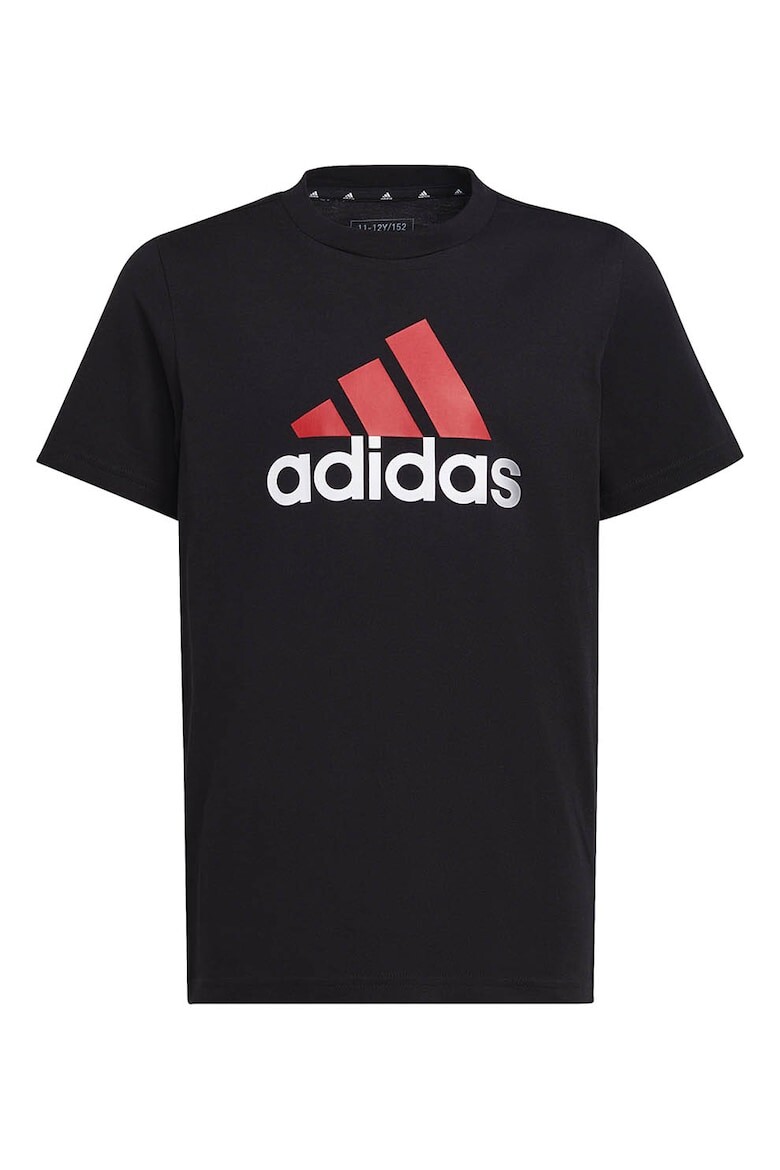 

Хлопковая футболка с логотипом Adidas Sportswear, красный