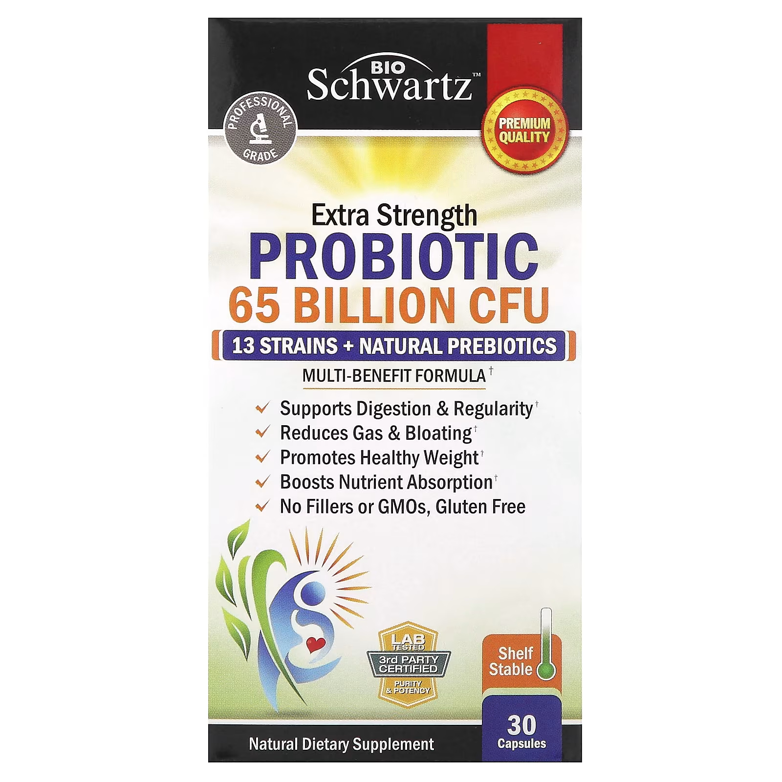 Пробиотик BioSchwartz Extra Strength, 30 капсул