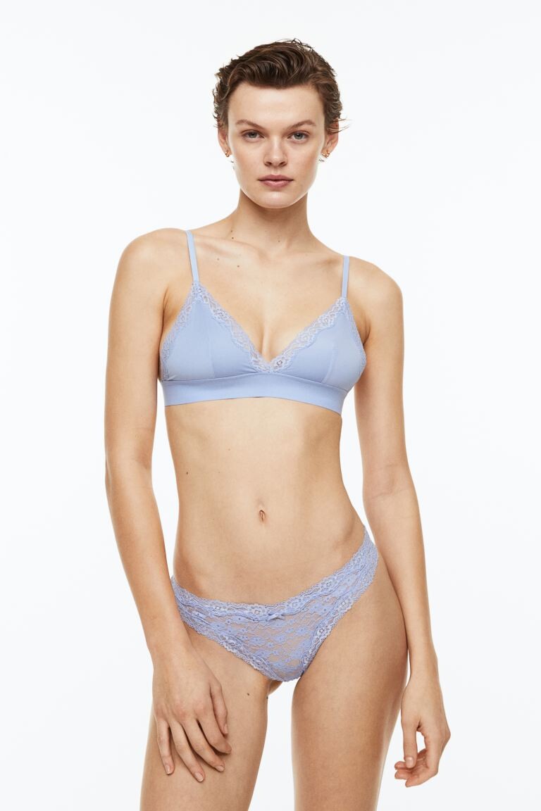 

Трусики из бразильского кружева, 3 пары H&M