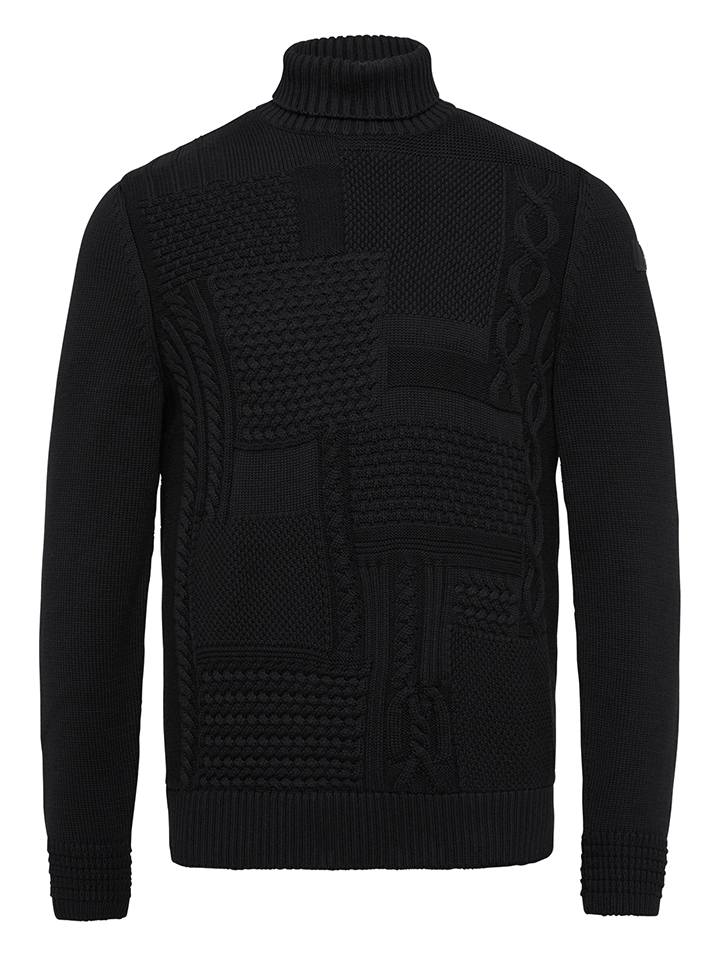 Пуловер PME Legend Rollkragen, черный