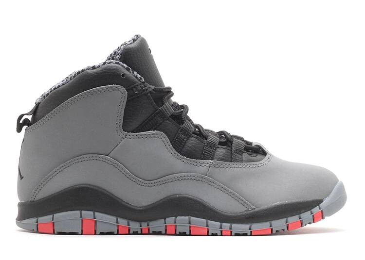 

Кроссовки Air Jordan JORDAN 10 RETRO PS 'COOL GREY', серый