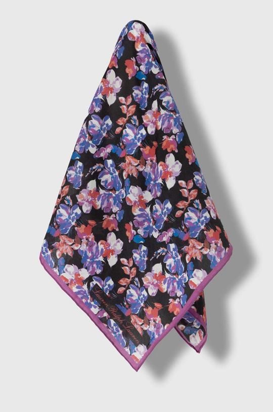Шарф с оттенком шелка Lauren Ralph Lauren, фиолетовый