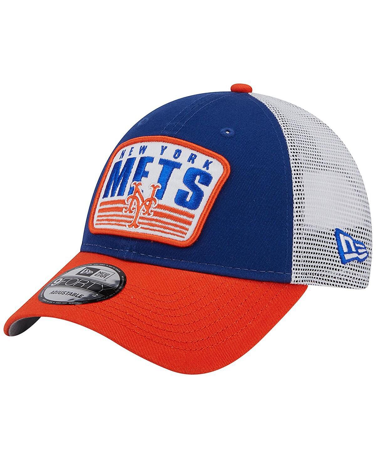 

Мужская кепка Snapback Royal New York Mets Two-Tone Patch 9FORTY New Era
