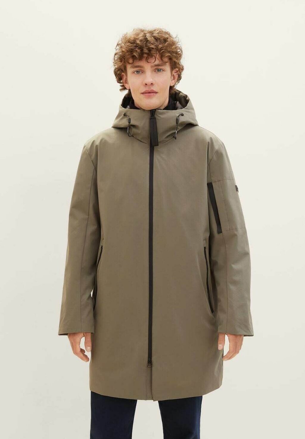 

Парка TOM TAILOR DENIM, цвет dusty olive green
