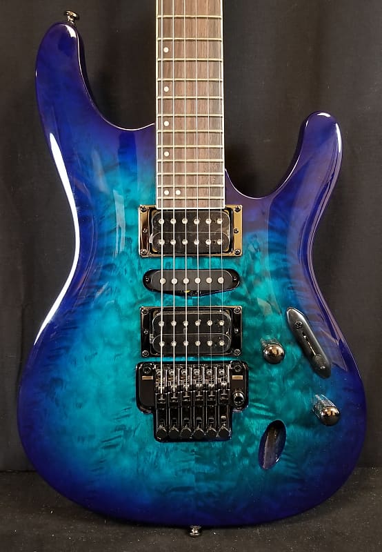 Электрогитара Ibanez S670QM S Series Standard Electric Guitar, Quilted Maple Top, Sapphire Blue 2023