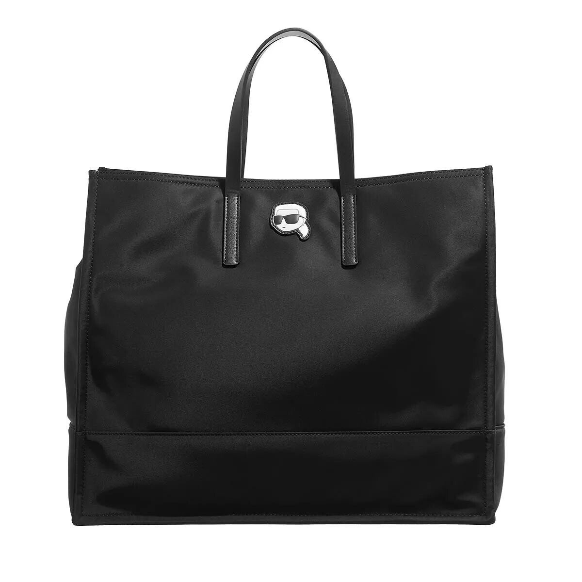 

Нейлоновая сумка тоут ikonik Karl Lagerfeld, черный