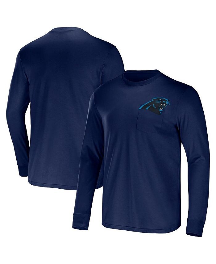 

Мужская футболка с длинным рукавом из коллекции NFL x Darius Rucker от Navy Carolina Panthers Team Fanatics, синий