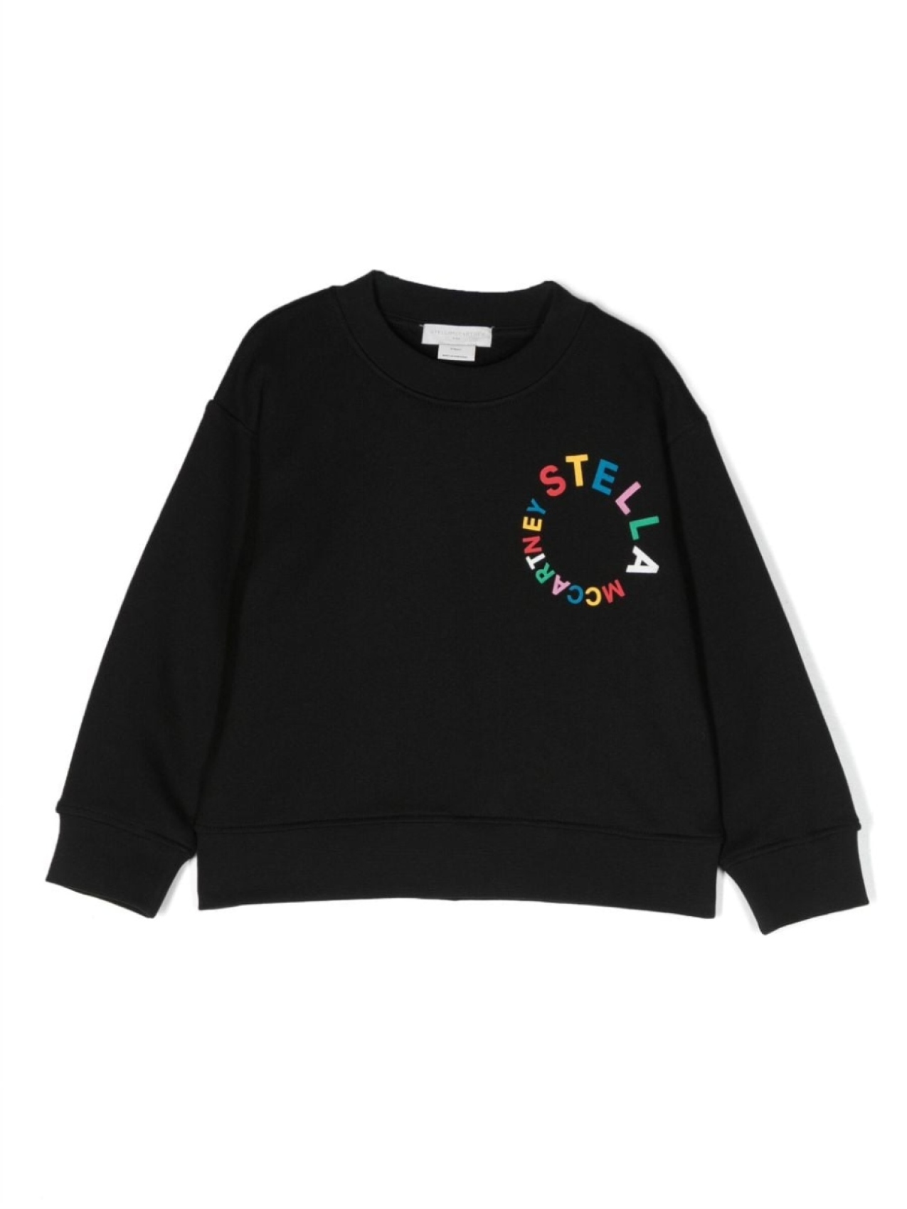 

Stella McCartney Kids толстовка с логотипом, черный