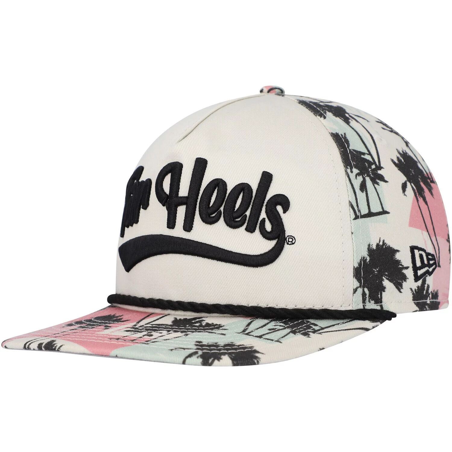 

Мужская кремовая кепка New Era North Carolina Tar Heels High Tide Golfer Snapback