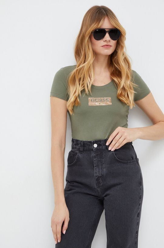 

Футболка Guess, зеленый