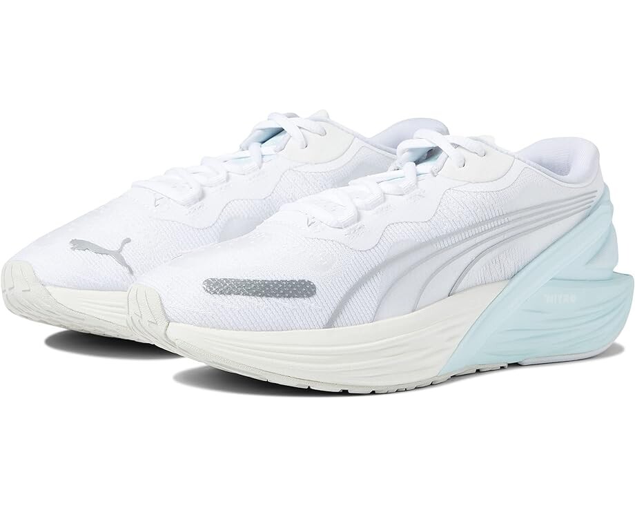 

Кроссовки PUMA Run XX Nitro, цвет Puma White/Metallic Silver/Nitro Blue