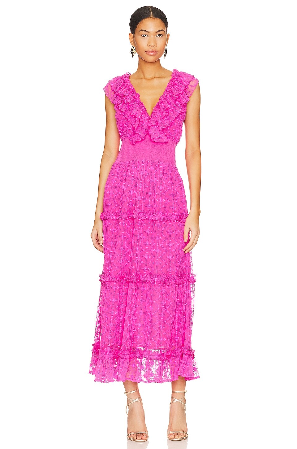 

Платье Love the Label Azalea, цвет Clare Hot Pink Lace