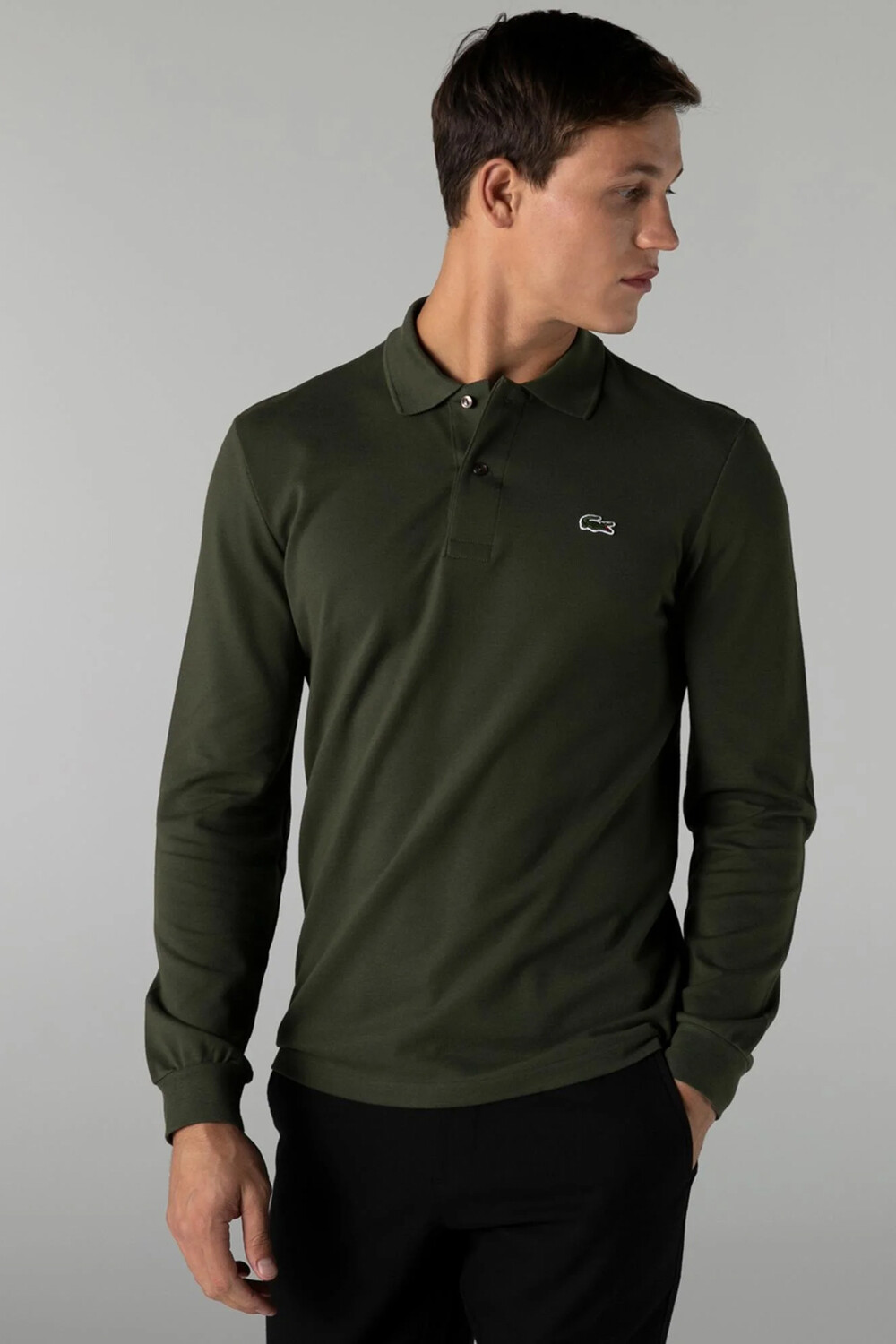 

Рубашка – зеленая – стандартного кроя Lacoste, зеленый
