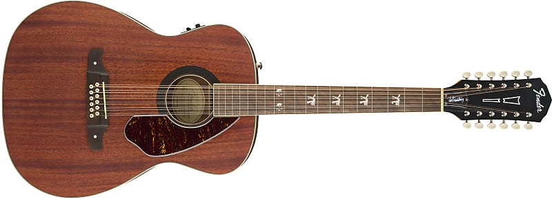 Акустическая гитара Fender Tim Armstrong Hellcat 12 String Acoustic Electric Guitar Natural Mahogany