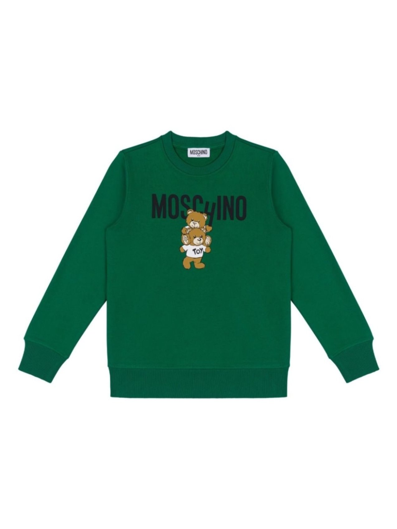 

Moschino Kids толстовка с мотивом плюшевого мишки, зеленый