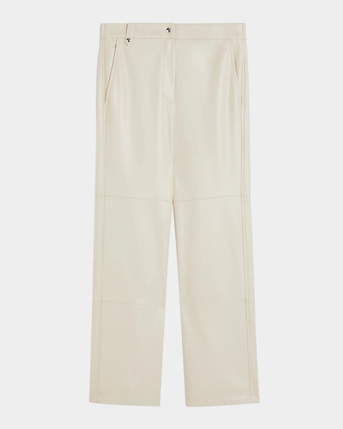 

Укороченные брюки Struzzo из искусственной кожи Max Mara Leisure, бежевый