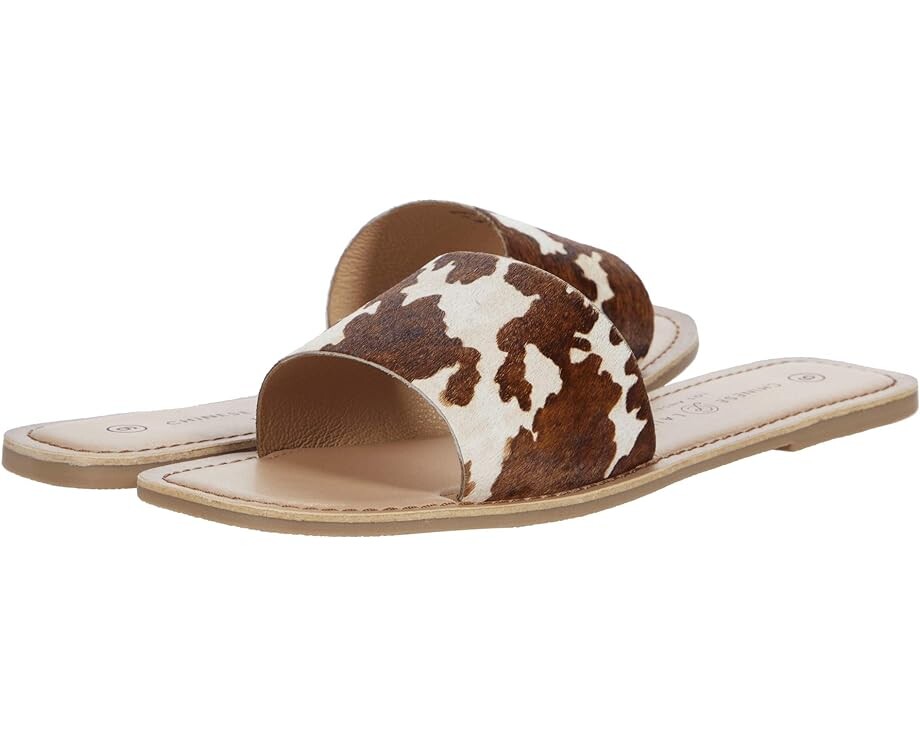 

Сандалии Chinese Laundry Regina, цвет Brown/White Cow Print