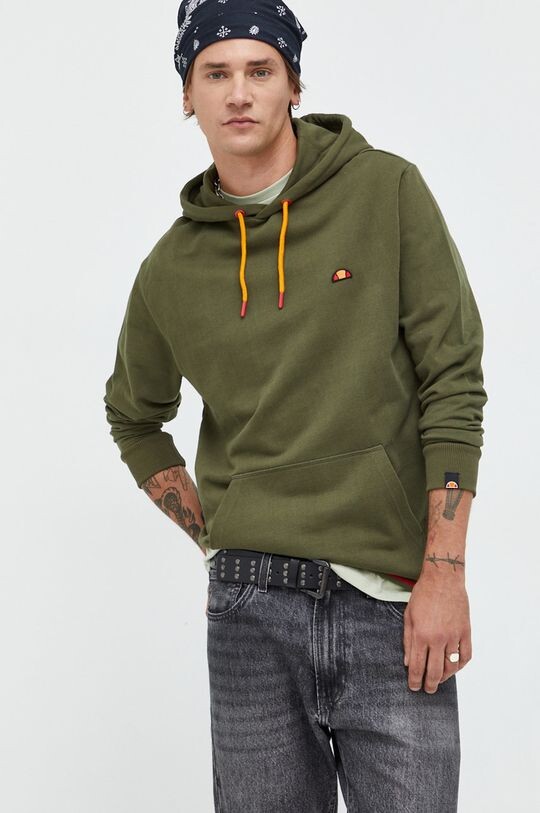 

Толстовка из хлопка Ellesse, зеленый