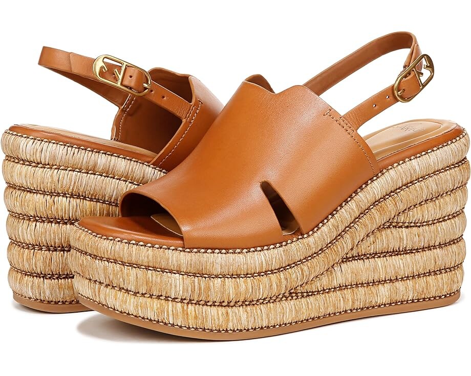 

Туфли Franco Sarto Tamryn Slingback Espadrille Wedge, коричневый