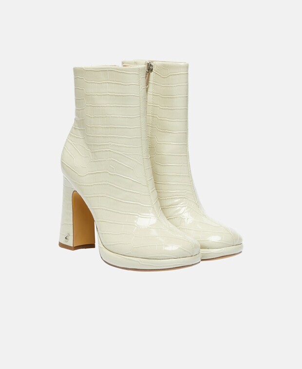 

Телячьи сапоги Sam Edelman, экрю