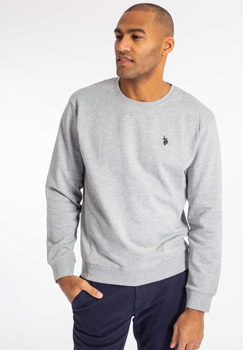 

Толстовка Adler U.S. Polo Assn., цвет grey melange