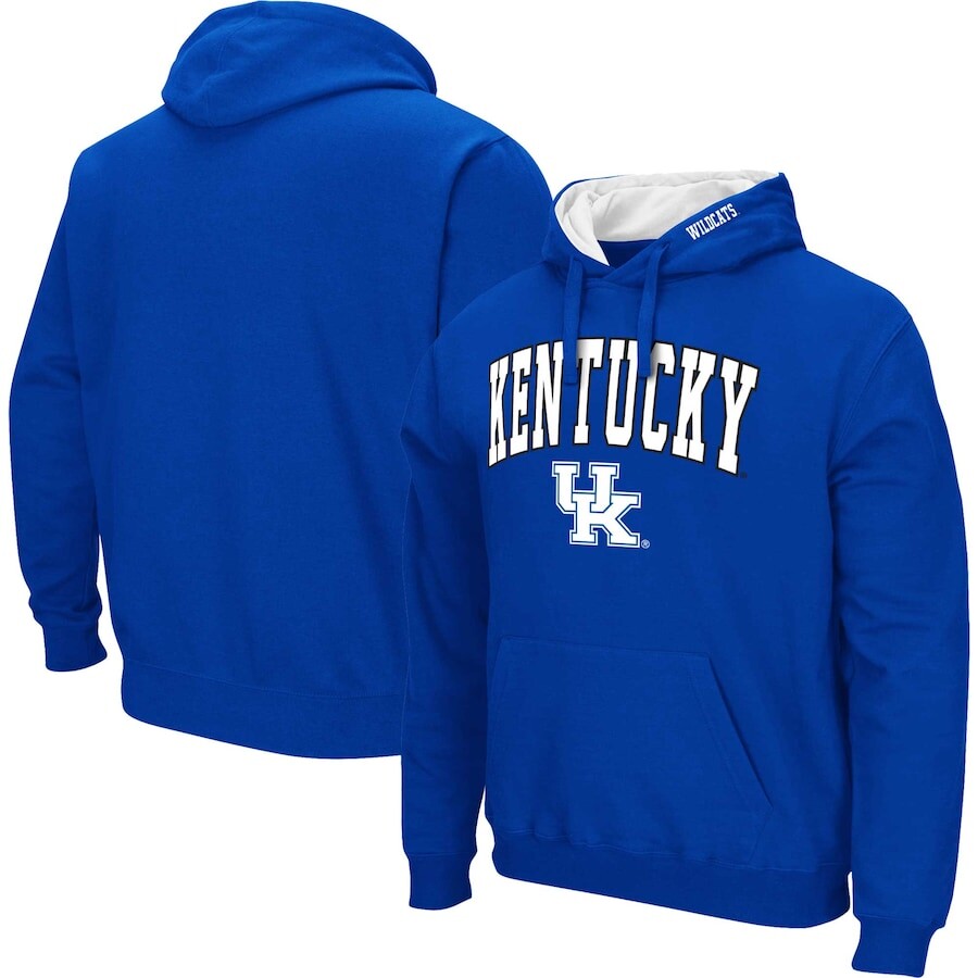 

Пуловер с капюшоном Colosseum Kentucky Wildcats, роял