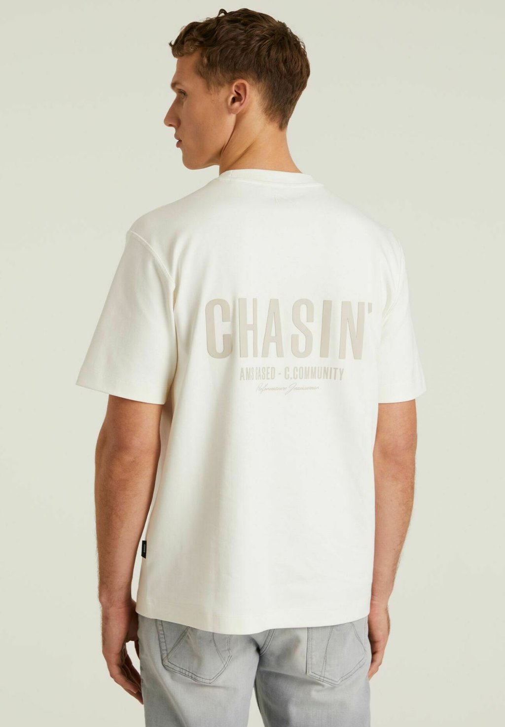 

Футболка с принтом MAYOR CHASIN', цвет off white