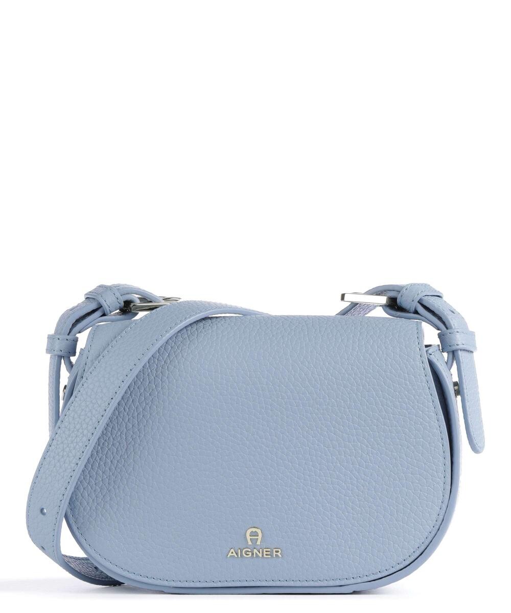 

Сумка через плечо Ivy S из зерненой яловой кожи Aigner, синий