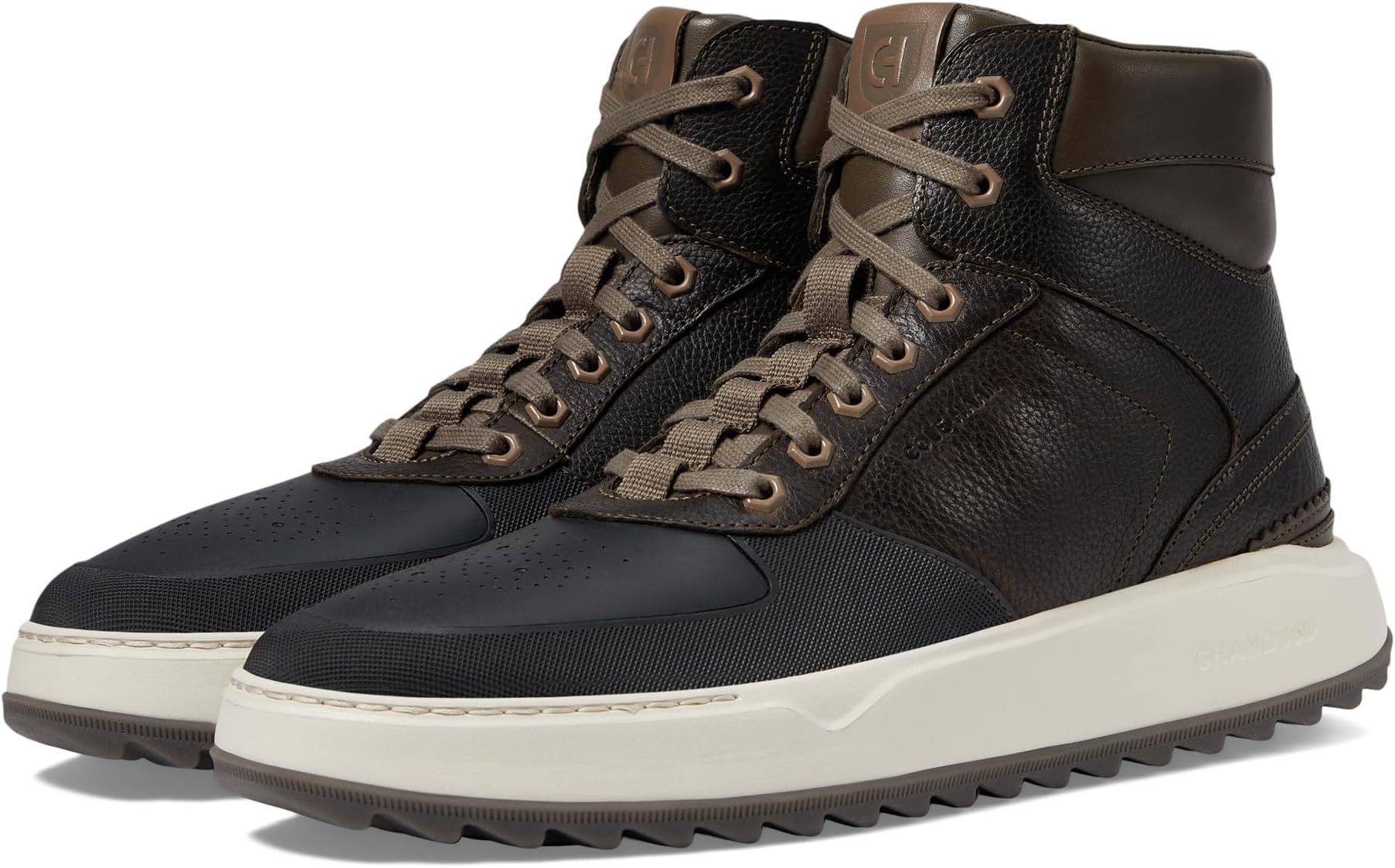 

Ботинки на шнуровке Grandpro Crossover Sneakerboot Cole Haan, цвет Deep Olive/Black/Silver Birch